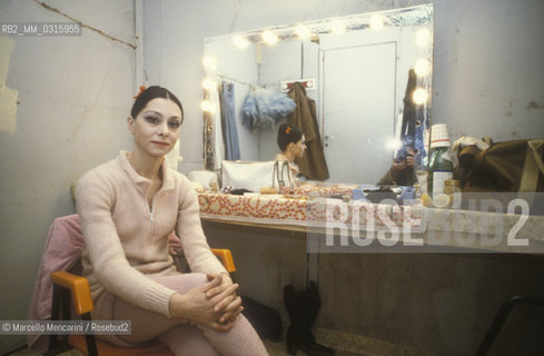 Italian ballet dancer Liliana Cosi (1982) / La ballerina Liliana Cosi (1982) - ©Marcello Mencarini/Rosebud2
