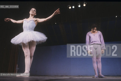 Ballet dancers Liliana Cosi and Marinel Stefanescu (1982) / I ballerini Liliana Cosi e Marinel Stefanescu (1982) - ©Marcello Mencarini/Rosebud2