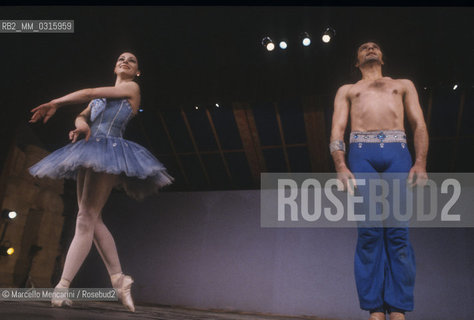 Ballet dancers Liliana Cosi and Marinel Stefanescu (1982) / I ballerini Liliana Cosi e Marinel Stefanescu (1982) - ©Marcello Mencarini/Rosebud2