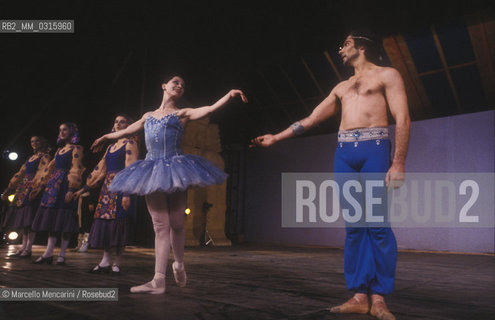 Ballet dancers Liliana Cosi and Marinel Stefanescu (1982) / I ballerini Liliana Cosi e Marinel Stefanescu (1982) - ©Marcello Mencarini/Rosebud2