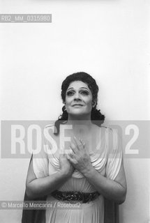Italian mezzo soprano Fiorenza Cossotto (about 1980) / Il mezzosoprano Fiorenza Cossotto (1980 circa) - ©Marcello Mencarini/Rosebud2