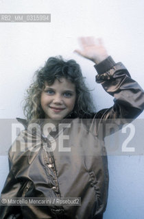Sanremo Music Festival 1981. American pop singer Nikka Costa / Festival di Sanremo 1981. La cantante Nikka Costa - ©Marcello Mencarini/Rosebud2