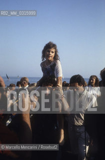 Sanremo Music Festival 1981. American pop singer Nikka Costa / Festival di Sanremo 1981. La cantante Nikka Costa - ©Marcello Mencarini/Rosebud2