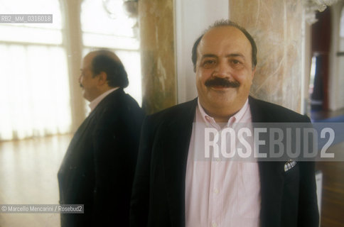 Venice Lido, Venice Film Festival 1987. Italian TV presenter Maurizio Costanzo / Lido di Venezia, Mostra del Cinema di Venezia 1987. Il presentatore TV Maurizio Coatanzo - ©Marcello Mencarini/Rosebud2