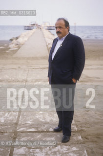Venice Lido, Venice Film Festival 1987. Italian TV presenter Maurizio Costanzo / Lido di Venezia, Mostra del Cinema di Venezia 1987. Il presentatore TV Maurizio Coatanzo - ©Marcello Mencarini/Rosebud2