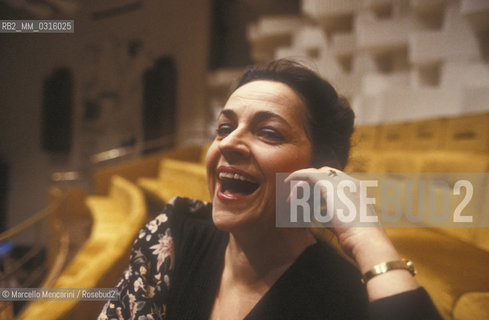 Romanian soprano Ileana Cotrubas (about 1985) / Il soprano Ileana Cotrubas (1985 circa) - ©Marcello Mencarini/Rosebud2