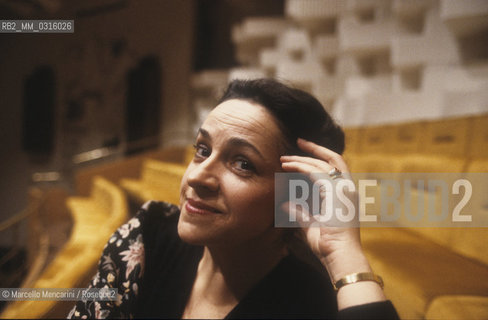 Romanian soprano Ileana Cotrubas (about 1985) / Il soprano Ileana Cotrubas (1985 circa) - ©Marcello Mencarini/Rosebud2