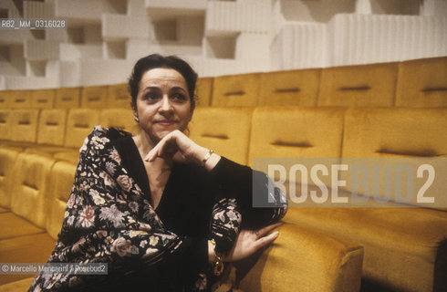 Romanian soprano Ileana Cotrubas (about 1985) / Il soprano Ileana Cotrubas (1985 circa) - ©Marcello Mencarini/Rosebud2