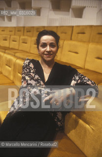 Romanian soprano Ileana Cotrubas (about 1985) / Il soprano Ileana Cotrubas (1985 circa) - ©Marcello Mencarini/Rosebud2