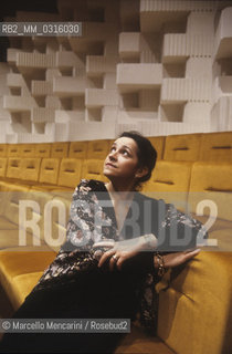 Romanian soprano Ileana Cotrubas (about 1985) / Il soprano Ileana Cotrubas (1985 circa) - ©Marcello Mencarini/Rosebud2