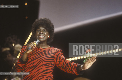 Jazz and R&B singer andy Crawford, about 1980 / La cantante Randy Crawford, 1980 circa - ©Marcello Mencarini/Rosebud2