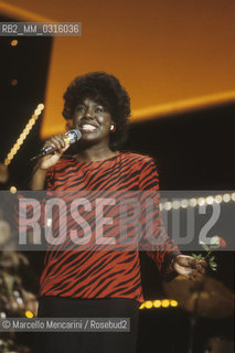 Jazz and R&B singer andy Crawford, about 1980 / La cantante Randy Crawford, 1980 circa - ©Marcello Mencarini/Rosebud2
