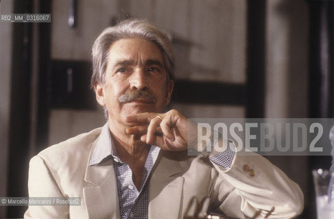 Italian movie producer Franco Cristaldi (about 1988) / Il produttore Franco Cristaldi (1988 circa) - ©Marcello Mencarini/Rosebud2