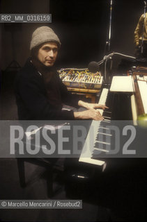 Rome, 1980. Composer Alvin Curren during a rehearsal / Roma, 1980. Il compositore Alvin Curran durante una prova - ©Marcello Mencarini/Rosebud2