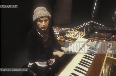 Rome, 1980. Composer Alvin Curren during a rehearsal / Roma, 1980. Il compositore Alvin Curran durante una prova - ©Marcello Mencarini/Rosebud2