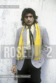Sanremo Music Festival 1984. Italian pop singer Toto Cutugno, in competition with the song Serenata, that will finish third / Festival di Sanremo 1984. Toto Cutugno, in gara con la canzone Serenata che si classificherà al terzo posto - ©Marcello Mencarini/Rosebud2