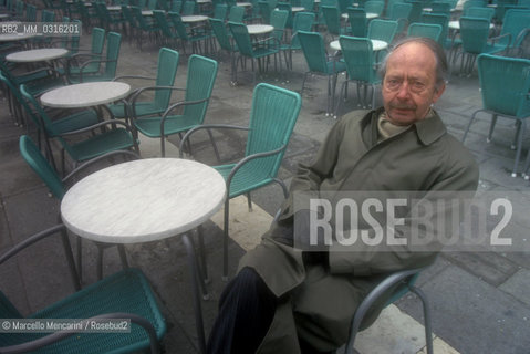 Venice, 1997. German-British sociologist Ralf Dahrendorf / Venezia, 1997. Il sociologo Ralf Dahrendorf - ©Marcello Mencarini/Rosebud2