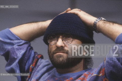 Italian singer and songwriter Lucio Dalla, about 1985 / il cantautore Lucio Dalla, 1985 circa - ©Marcello Mencarini/Rosebud2