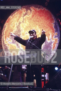 Italian singer and songwriter Lucio Dalla, 1999 / il cantautore Lucio Dalla, 1999 - ©Marcello Mencarini/Rosebud2