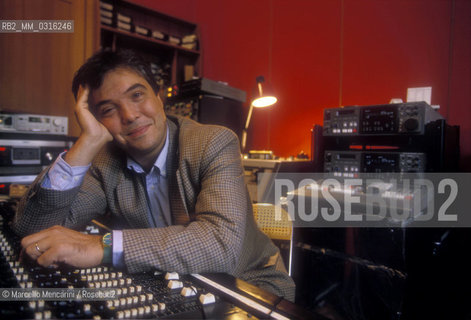 Italian composer Michele DallOngaro, 1994 / Il compositore Michele DallOngaro, 1994 - ©Marcello Mencarini/Rosebud2