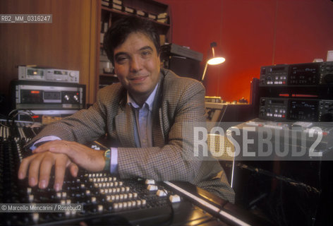 Italian composer Michele DallOngaro, 1994 / Il compositore Michele DallOngaro, 1994 - ©Marcello Mencarini/Rosebud2