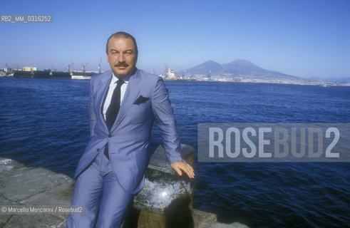 Naples, 1986. Mayor of Naples Carlo Damato  / Napoli, 1986. Il sindaco di Napoli Carlo DAmato - ©Marcello Mencarini/Rosebud2