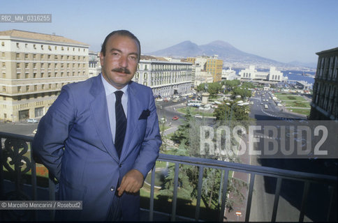 Naples, 1986. Mayor of Naples Carlo Damato  / Napoli, 1986. Il sindaco di Napoli Carlo DAmato - ©Marcello Mencarini/Rosebud2