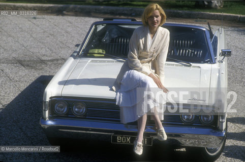 Cannes Film Festival 1991. American actress Geena Davis / Festival del Cinema di Cannes 1991. Lattrice Geena Davis ©Marcello Mencarini/Rosebud2