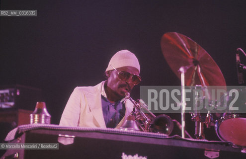 American jazz trumpeter and composer Miles Davis (about 1987) / Miles Davis, trombettista jazz e compositore (1987 circa) - ©Marcello Mencarini/Rosebud2