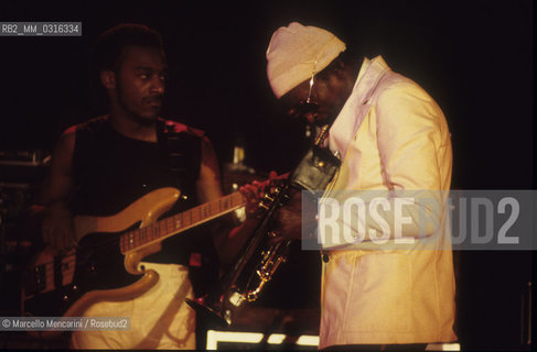 American jazz trumpeter and composer Miles Davis (about 1987) / Miles Davis, trombettista jazz e compositore (1987 circa) - ©Marcello Mencarini/Rosebud2