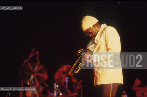 American jazz trumpeter and composer Miles Davis (about 1987) / Miles Davis, trombettista jazz e compositore (1987 circa) - ©Marcello Mencarini/Rosebud2