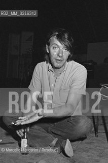 Italian singer-songwriter Fabrizio De Andrè (1981) / Il cantautore Fabrizio De Andrè (1981) - ©Marcello Mencarini/Rosebud2