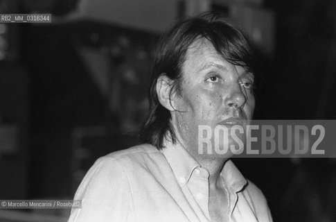 Italian singer-songwriter Fabrizio De Andrè (1981) / Il cantautore Fabrizio De Andrè (1981) - ©Marcello Mencarini/Rosebud2