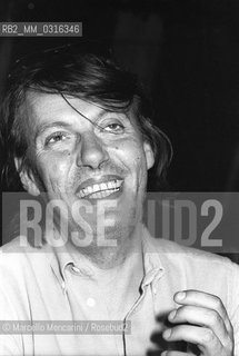 Italian singer-songwriter Fabrizio De Andrè (1981) / Il cantautore Fabrizio De Andrè (1981) - ©Marcello Mencarini/Rosebud2