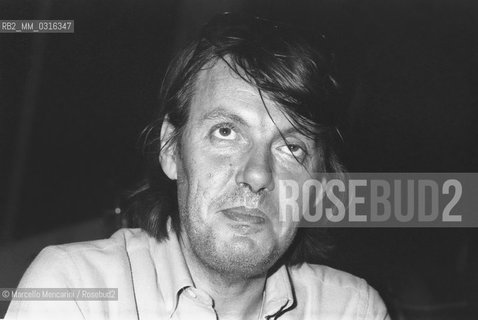 Italian singer-songwriter Fabrizio De Andrè (1981) / Il cantautore Fabrizio De Andrè (1981) - ©Marcello Mencarini/Rosebud2
