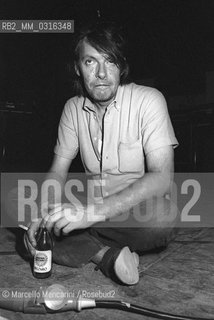 Italian singer-songwriter Fabrizio De Andrè (1981) / Il cantautore Fabrizio De Andrè (1981) - ©Marcello Mencarini/Rosebud2