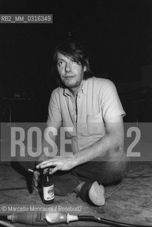 Italian singer-songwriter Fabrizio De Andrè (1981) / Il cantautore Fabrizio De Andrè (1981) - ©Marcello Mencarini/Rosebud2