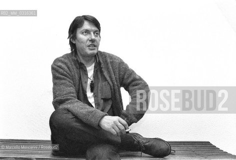 Rome, Palaeur, 1982. Italian singer-songwriter Fabrizio De Andrè / Roma, Palaeur, 1982. Il cantautore Fabrizio De Andrè - ©Marcello Mencarini/Rosebud2