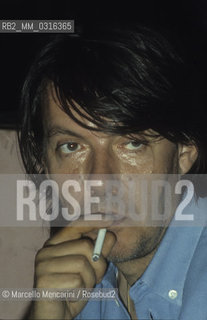 Italian singer-songwriter Fabrizio De Andrè (1981) / Il cantautore Fabrizio De Andrè (1981) - ©Marcello Mencarini/Rosebud2