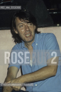 Italian singer-songwriter Fabrizio De Andrè (1981) / Il cantautore Fabrizio De Andrè (1981) - ©Marcello Mencarini/Rosebud2