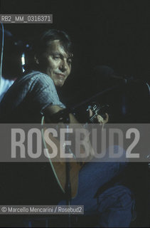 Italian singer-songwriter Fabrizio De Andrè (1981) / Il cantautore Fabrizio De Andrè (1981) - ©Marcello Mencarini/Rosebud2