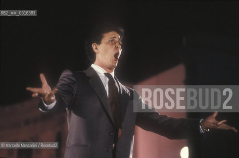 Italian baritone Natale De Carolis, 1990 / Il baritono Natale De Carolis, 1990 - ©Marcello Mencarini/Rosebud2