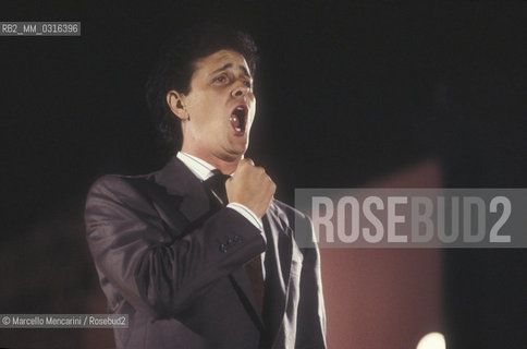Italian baritone Natale De Carolis, 1990 / Il baritono Natale De Carolis, 1990 - ©Marcello Mencarini/Rosebud2