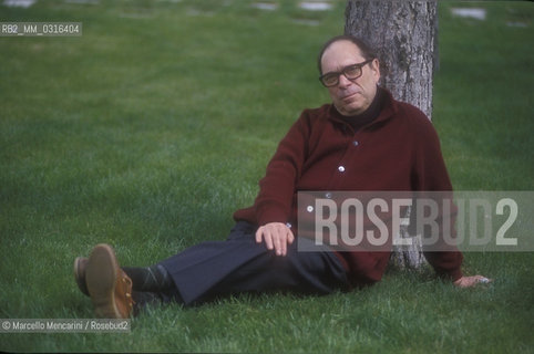 Italian screenwriter Ennio De Concini, 1991 / Lo sceneggiatore Ennio De Concini, 1991 - ©Marcello Mencarini/Rosebud2