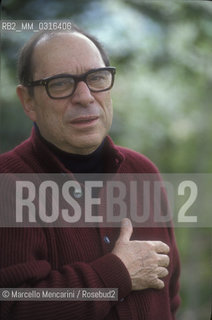 Italian screenwriter Ennio De Concini, 1991 / Lo sceneggiatore Ennio De Concini, 1991 - ©Marcello Mencarini/Rosebud2