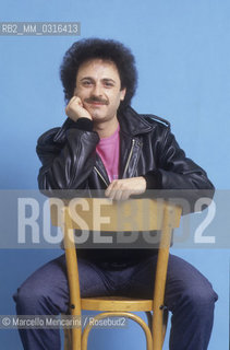Sanremo Music Festival 1985. Italian pop singer Edoardo De Crescenzo, in competition with the song Via con me / Festival di Sanremo 1991. Il cantante Edoardo De Crescenzo, in gara con la canzone Via con me - ©Marcello Mencarini/Rosebud2