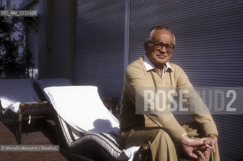 Cannes Film Festival 1984. Italian film producer Dino De Laurentiis / Festival del Cinema di Cannes 1984. Il produttore cinematografico Dino De Laurentiis - ©Marcello Mencarini/Rosebud2