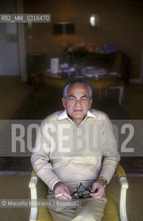 Cannes Film Festival 1984. Italian film producer Dino De Laurentiis / Festival del Cinema di Cannes 1984. Il produttore cinematografico Dino De Laurentiis - ©Marcello Mencarini/Rosebud2