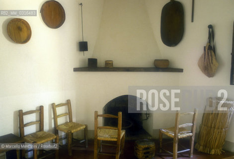 Interior view of writer Grazia Delleddas house in Nuoro / Interno della casa della scrittrice Grazia Deledda a Nuoro - ©Marcello Mencarini/Rosebud2