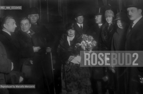 Italian writer Grazia Deledda at Nobel Prize ceremony, 1926  - Reproduced by Marcello Mencarini
/Rosebud2